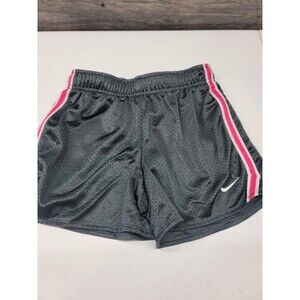 Nike Dri-Fit kids shorts Black /W  Pink Stripe. Size Medium/ 6.
